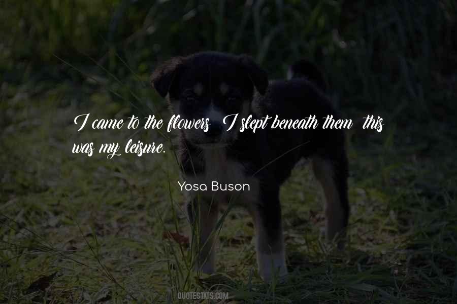 Yosa Buson Quotes #1213069