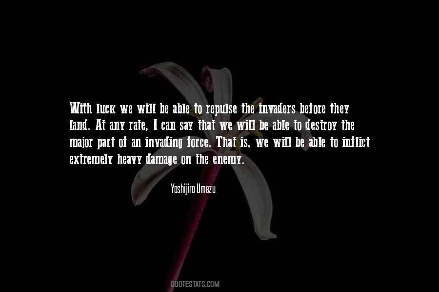 Yoshijiro Umezu Quotes #829882