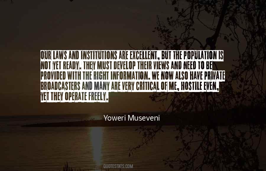 Yoweri Museveni Quotes #480658