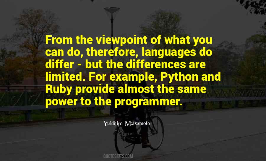 Yukihiro Matsumoto Quotes #1245398