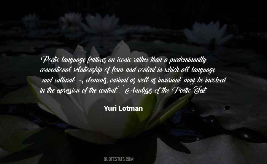 Yuri Lotman Quotes #449045