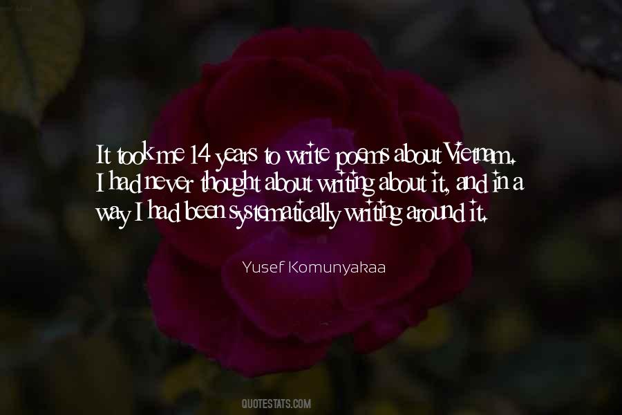 Yusef Komunyakaa Quotes #129588