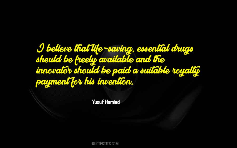 Yusuf Hamied Quotes #1169067