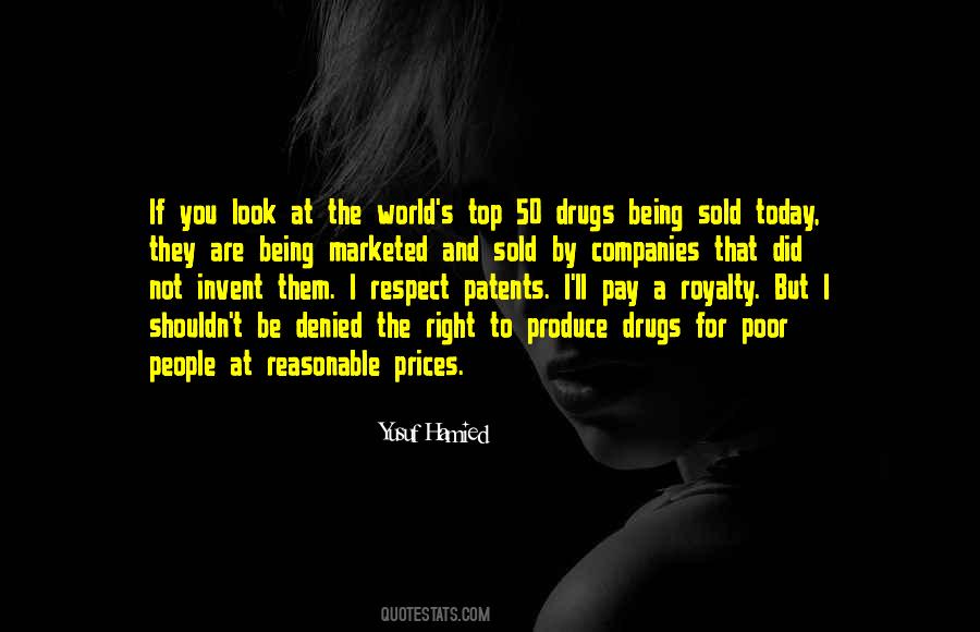Yusuf Hamied Quotes #600871