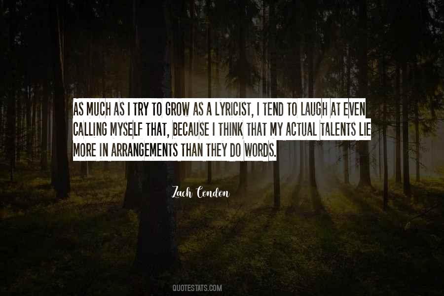 Zach Condon Quotes #1529702