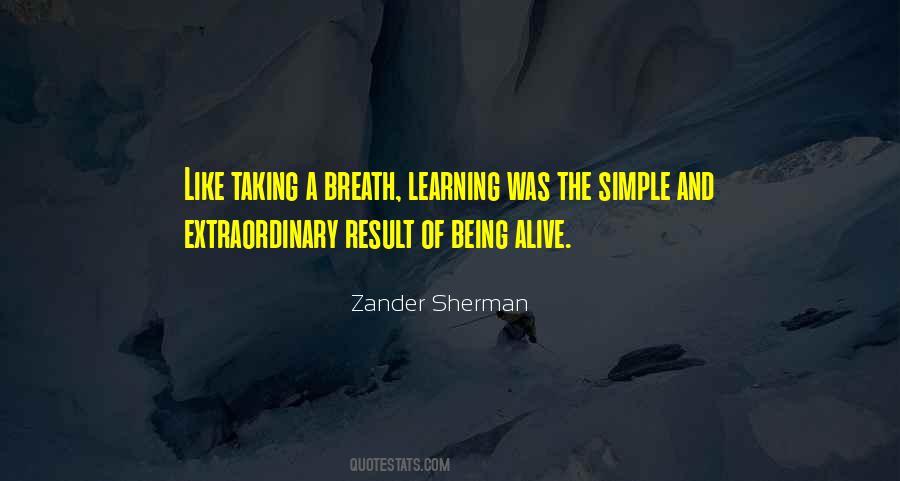 Zander Sherman Quotes #318332