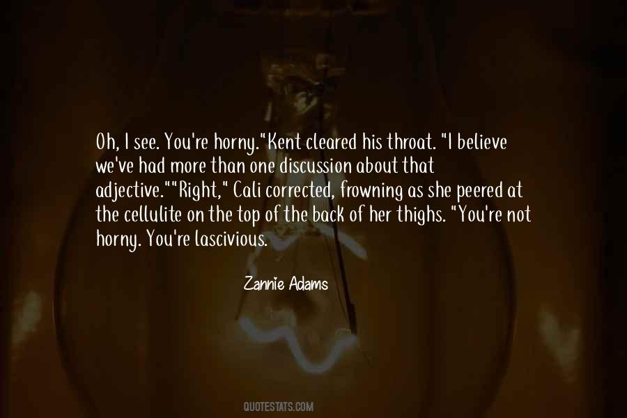 Zannie Adams Quotes #459822