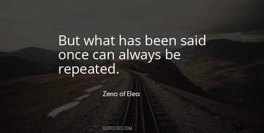 Zeno Of Elea Quotes #341298