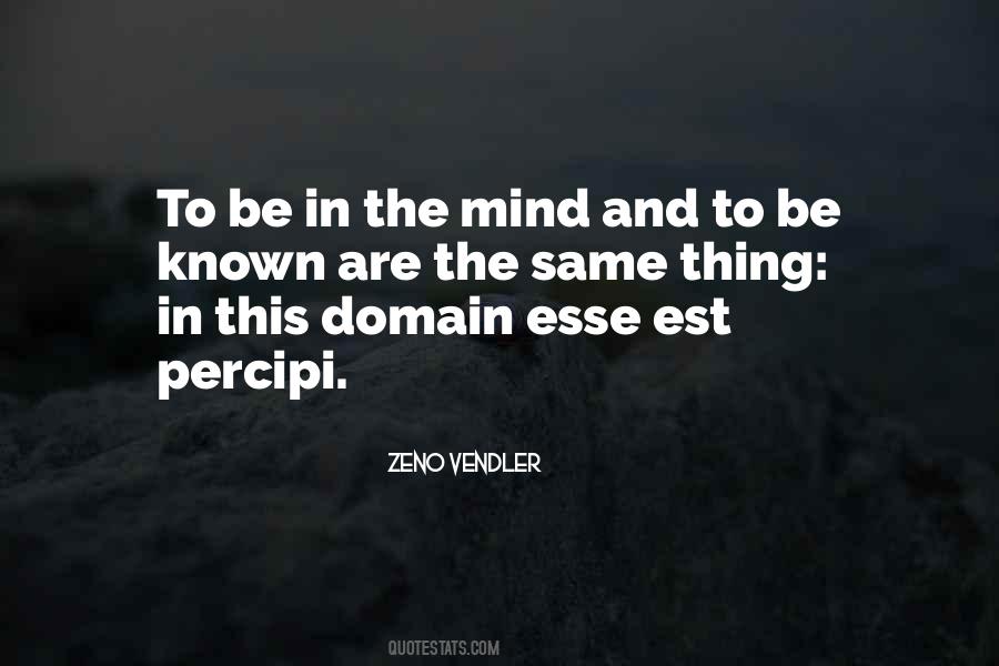 Zeno Vendler Quotes #1714481