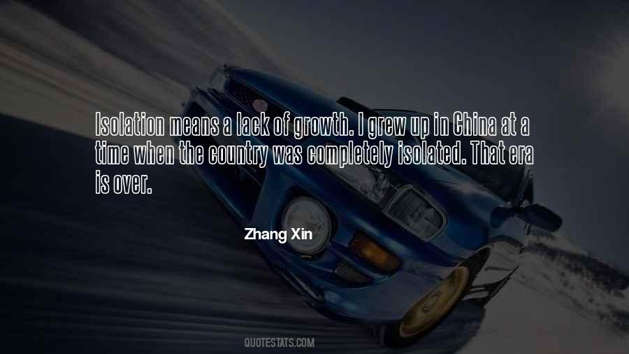 Zhang Xin Quotes #1657826