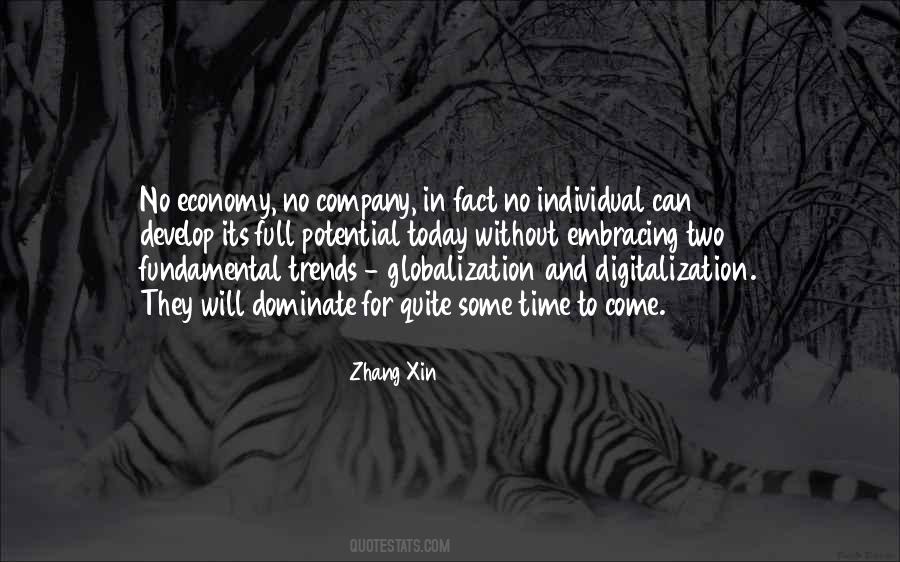 Zhang Xin Quotes #1742562