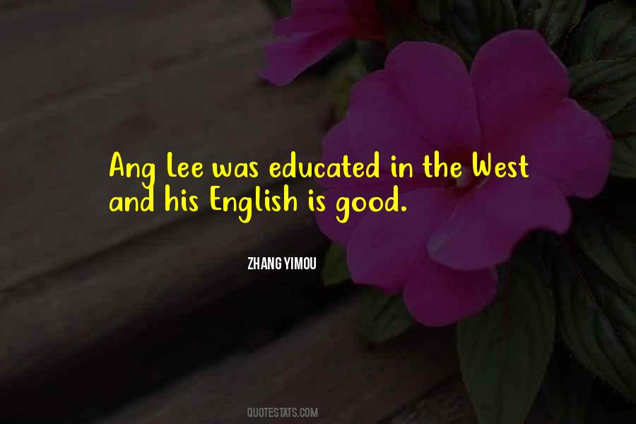 Zhang Yimou Quotes #1174462