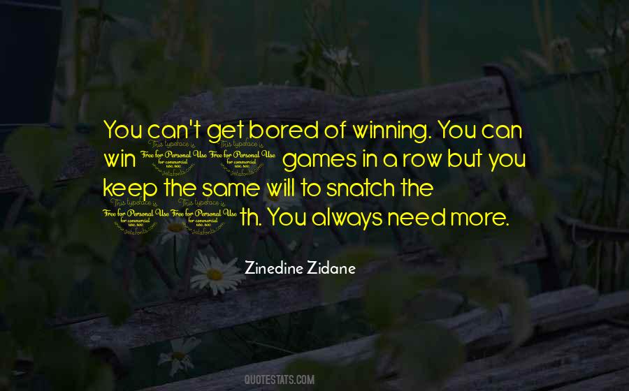 Zinedine Zidane Quotes #1270833