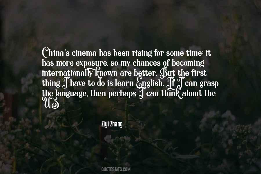 Ziyi Zhang Quotes #200222