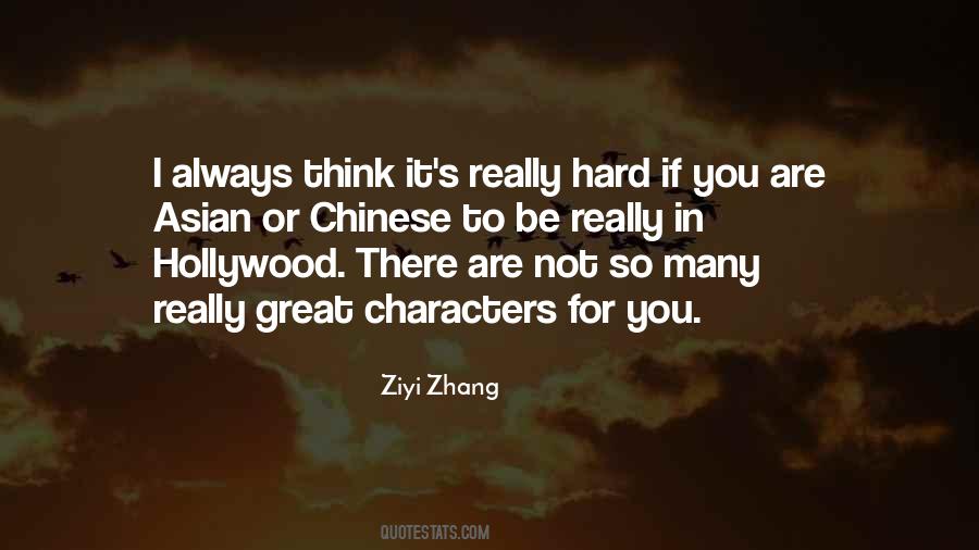 Ziyi Zhang Quotes #639566