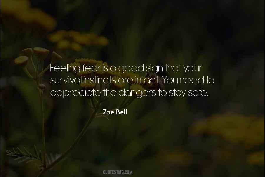 Zoe Bell Quotes #1467096