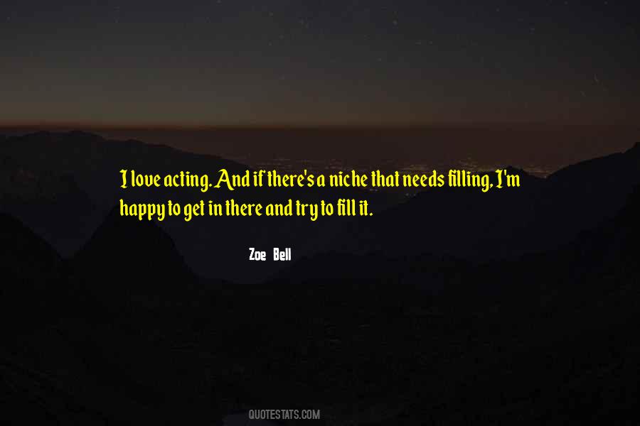 Zoe Bell Quotes #724129