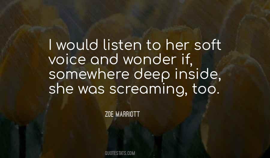 Zoe Marriott Quotes #1314654