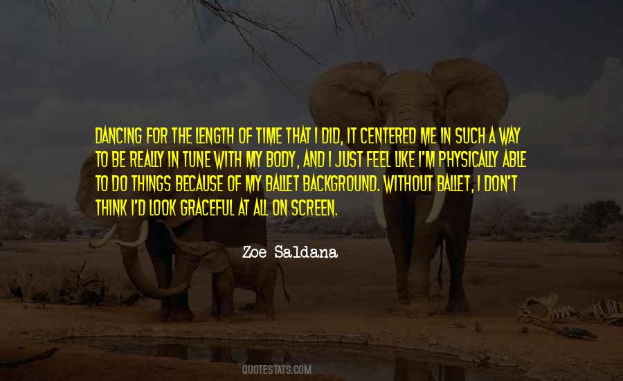 Zoe Saldana Quotes #1476472
