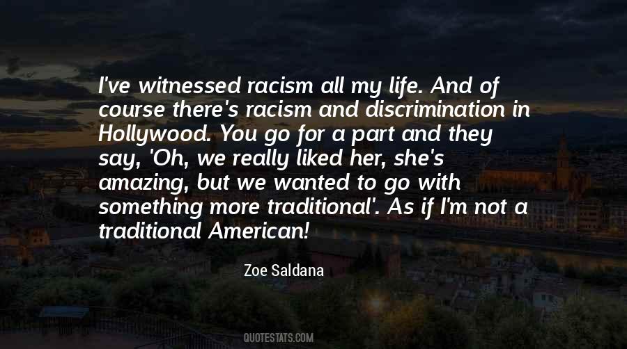 Zoe Saldana Quotes #441957