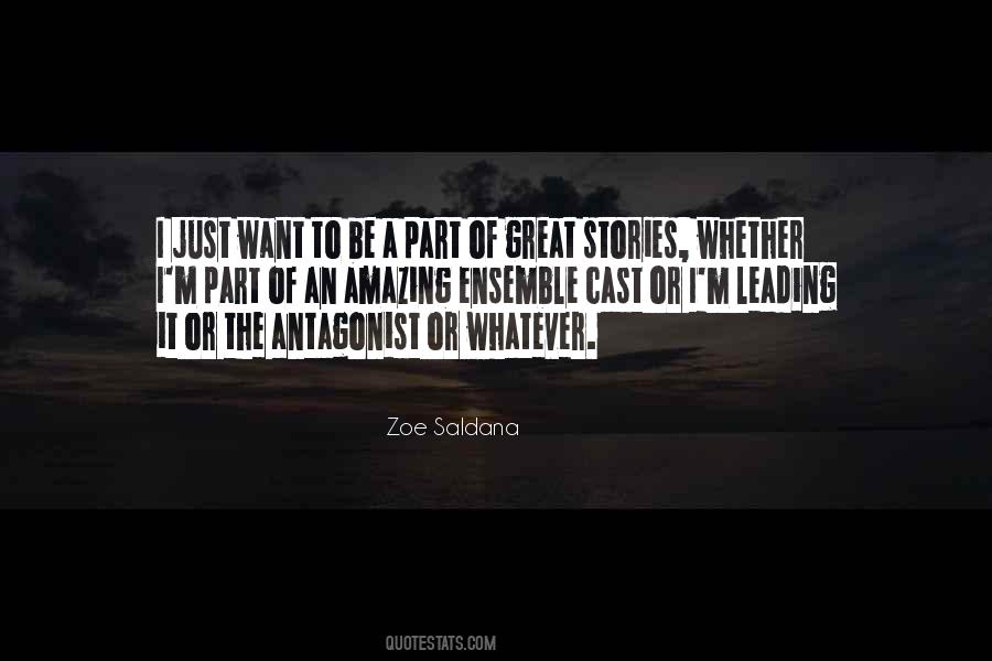 Zoe Saldana Quotes #960333