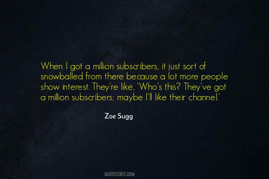 Zoe Sugg Quotes #40960