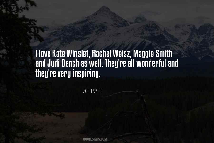 Zoe Tapper Quotes #661840