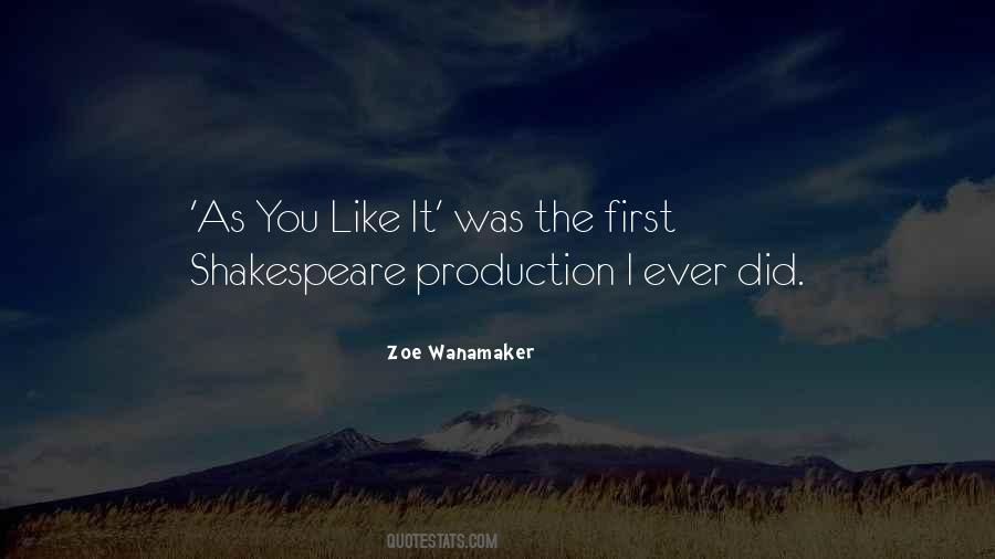 Zoe Wanamaker Quotes #324530