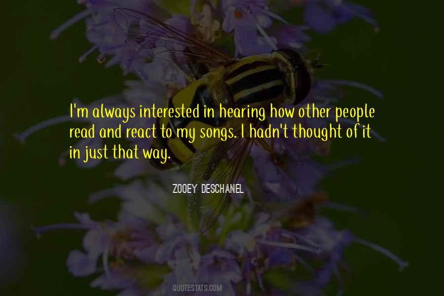 Zooey Deschanel Quotes #1386536