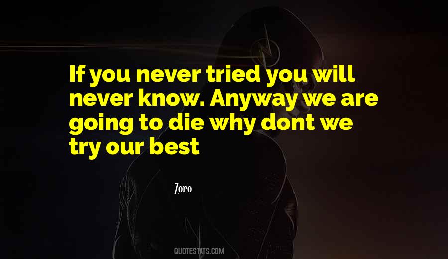 Zoro Quotes #1047030