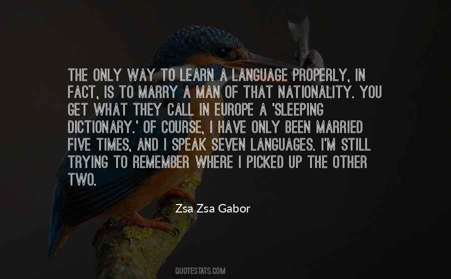 Zsa Zsa Gabor Quotes #716444