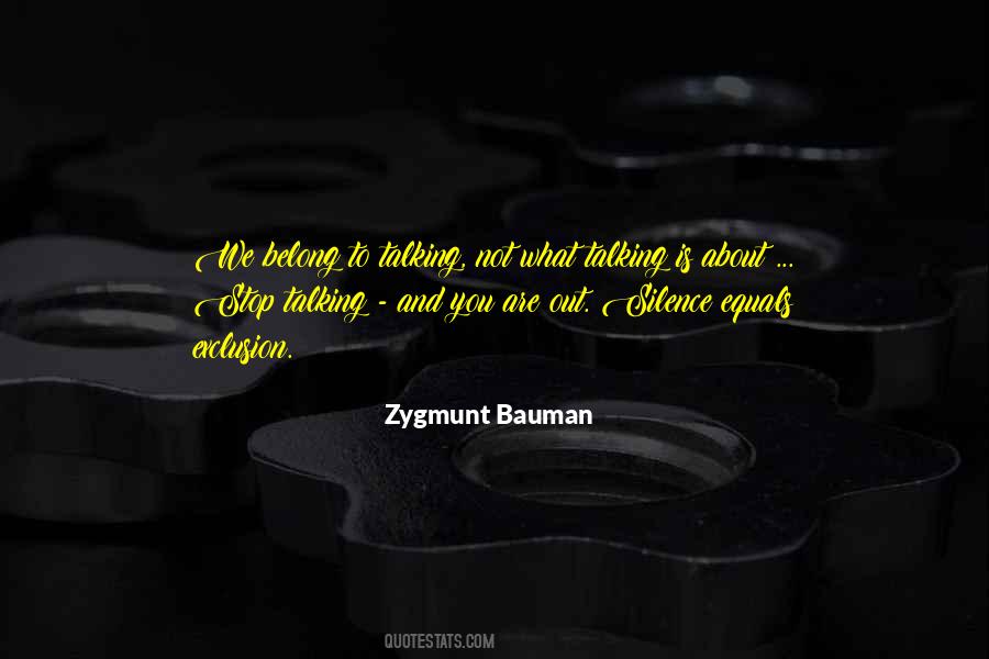 Zygmunt Bauman Quotes #615326