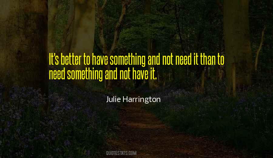 Harrington's Quotes #1230256