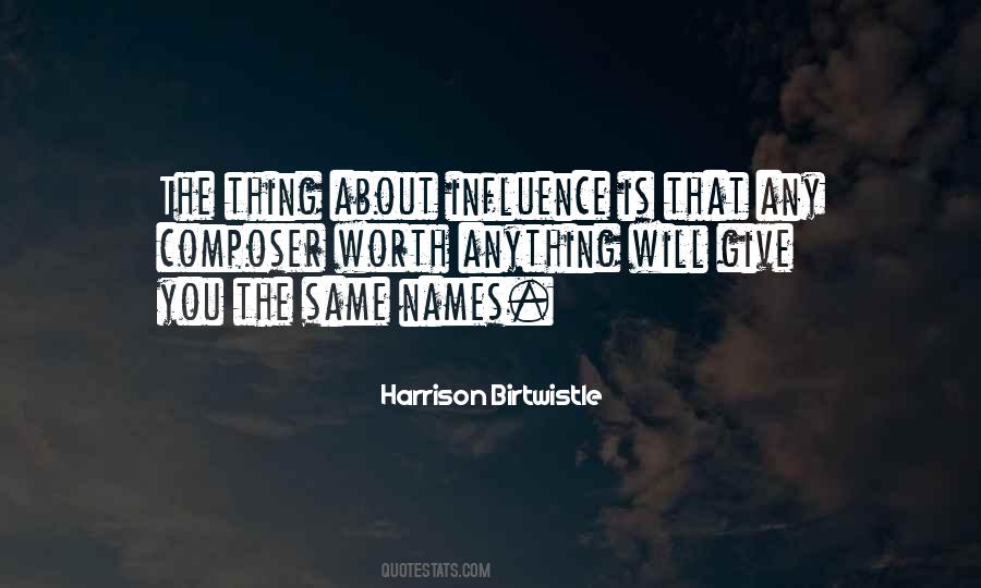 Harrison's Quotes #44066