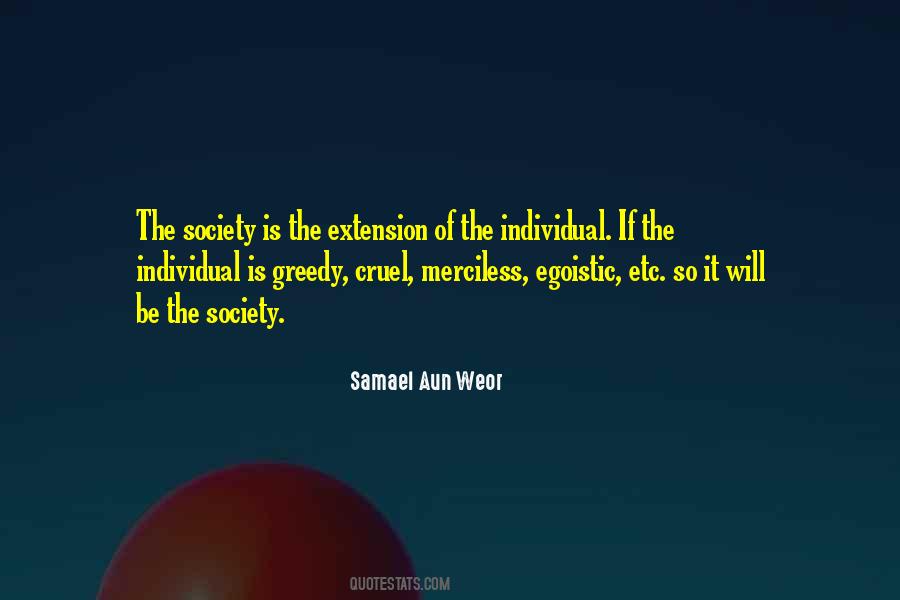 Quotes About Society Individual #280511