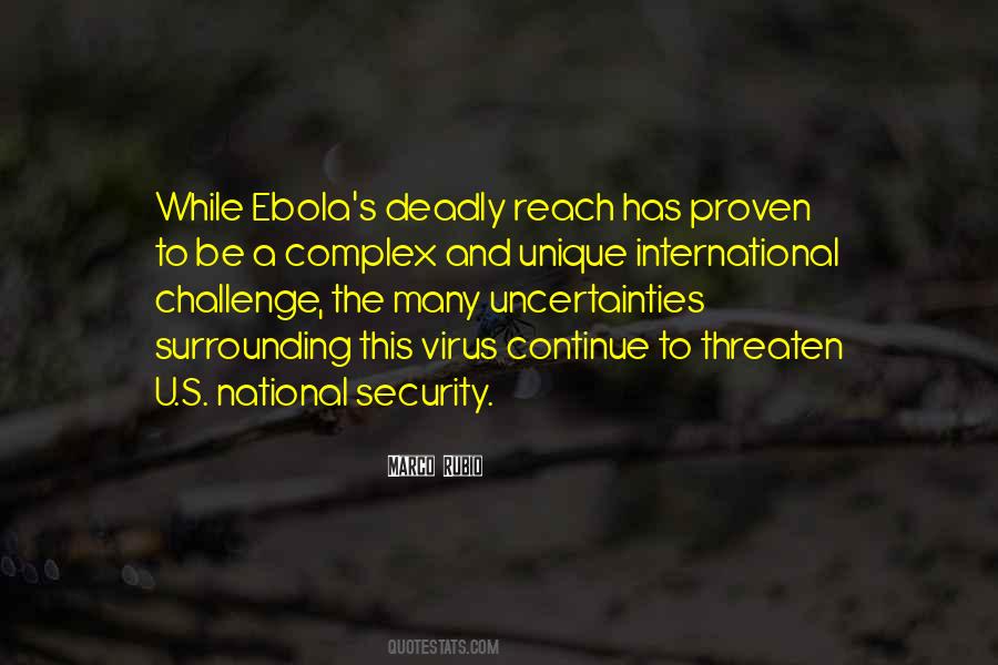 Quotes About Ebola #1324225