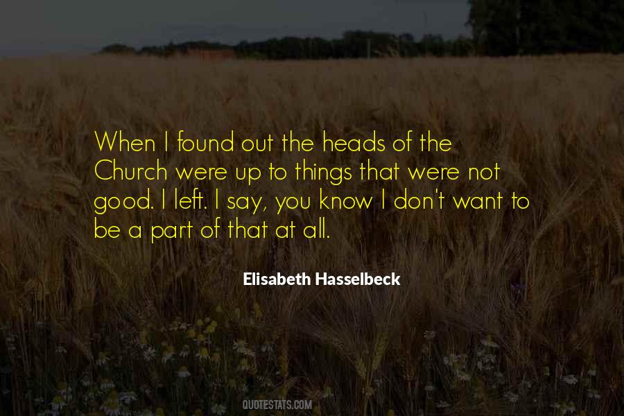 Hasselbeck Quotes #1170571