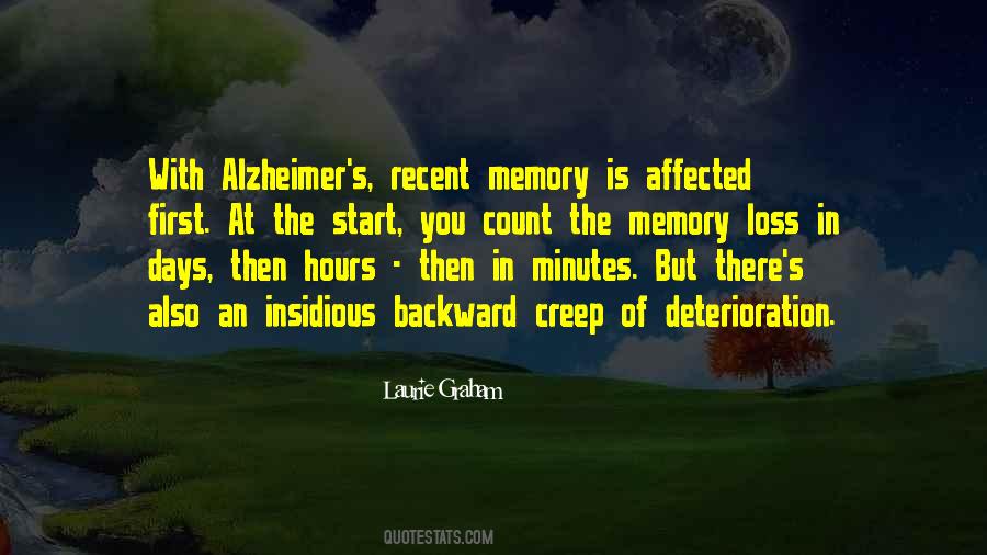 Quotes About Memory Loss #1467394