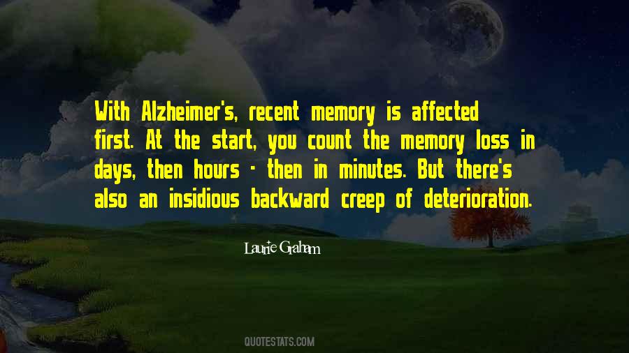 Quotes About Memory Loss #1467394