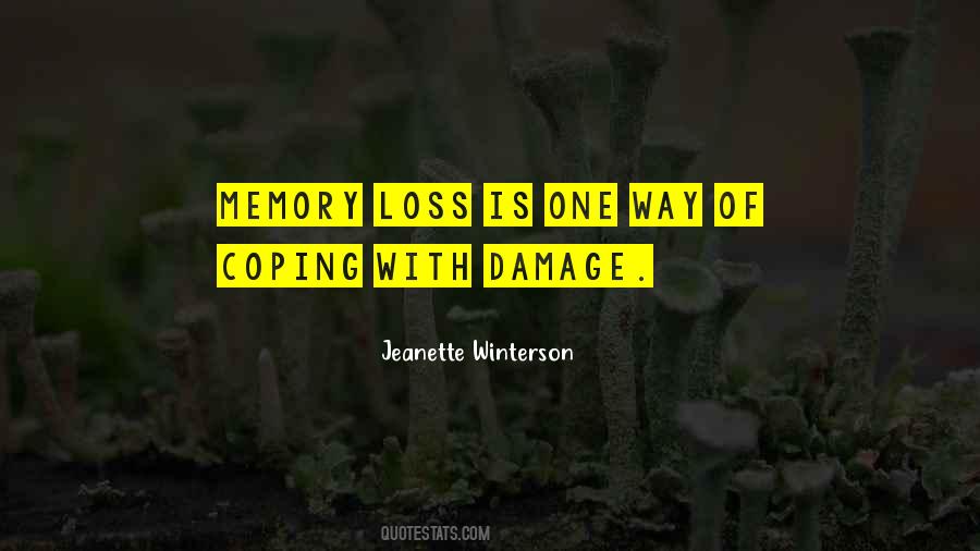 Quotes About Memory Loss #1773308