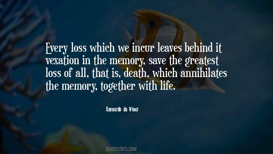 Quotes About Memory Loss #748559