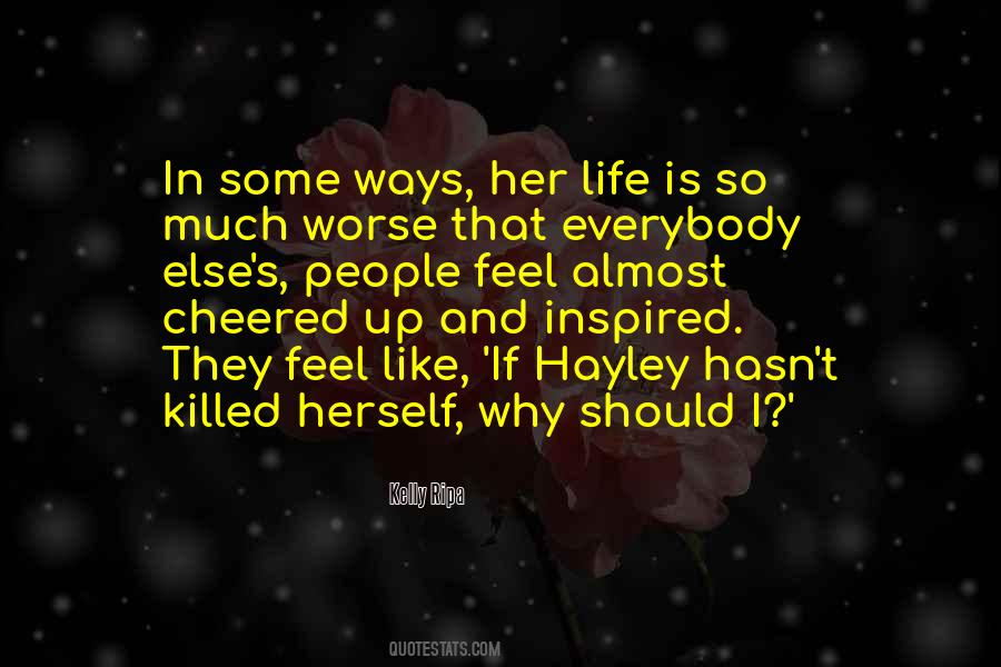 Hayley's Quotes #335672