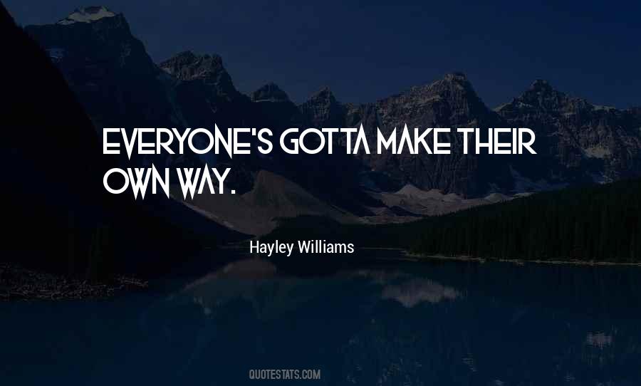 Hayley's Quotes #67643