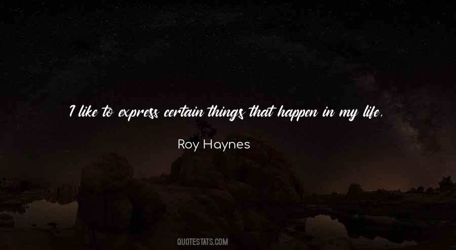 Haynes Quotes #187820