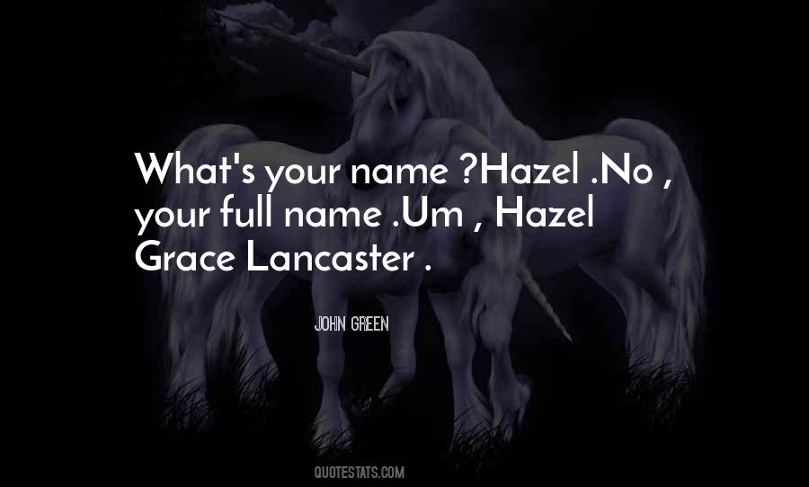 Hazel's Quotes #1365335