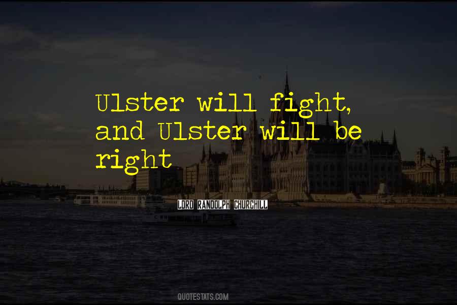 Quotes About Ulster #1794458