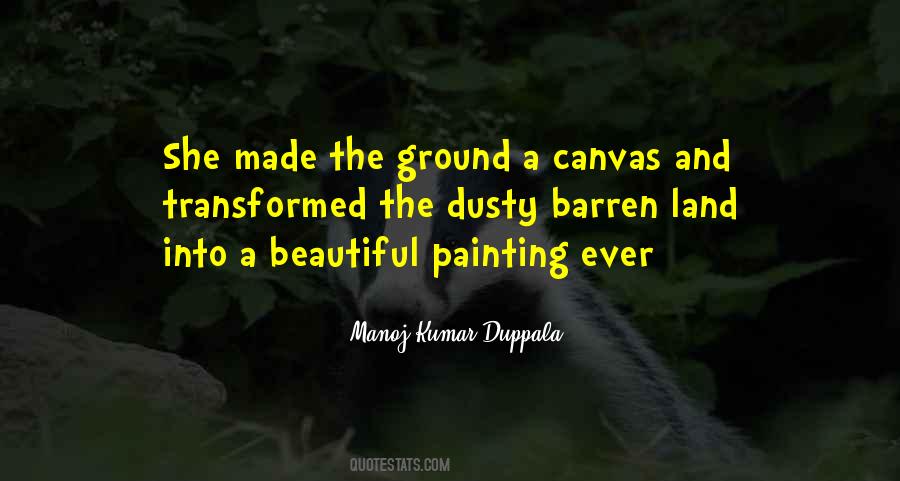 Quotes About Painting A Canvas #990786