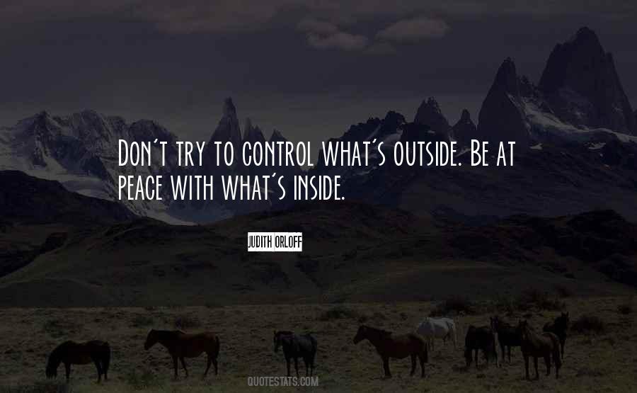 Quotes About Inside Outside #29040