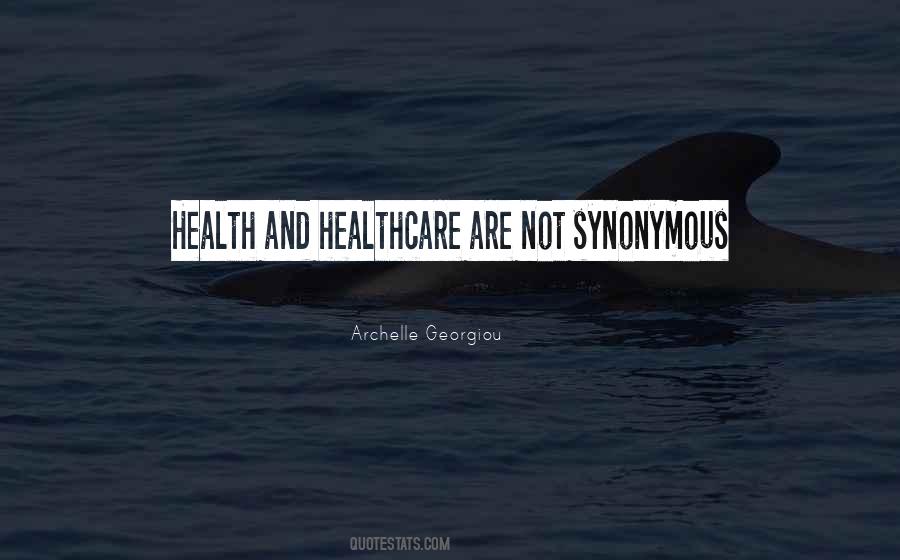 Healthcare's Quotes #167721