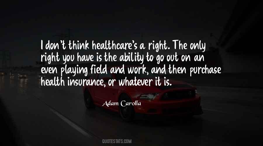 Healthcare's Quotes #244275